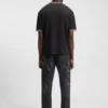HUGO x RB Poloshirt mit Logos und Paspeln