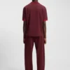 HUGO x RB Poloshirt mit Logos und Paspeln