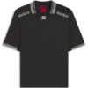 HUGO x RB Poloshirt mit Logos und Paspeln