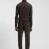 HUGO x RB Pullover mit Kontraststreifen und Reißverschluss am Hals