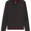 HUGO x RB Pullover mit Kontraststreifen und Reißverschluss am Hals