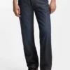 HUGO x RB Regular-Fit-Jeans aus blauem Denim
