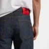 HUGO x RB Regular-Fit-Jeans aus blauem Denim