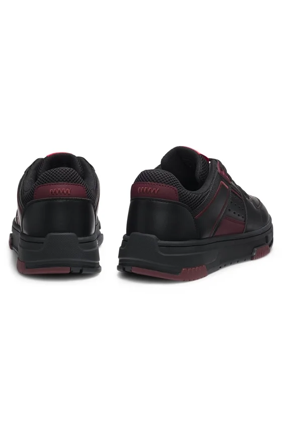 HUGO x RB Sneaker aus Kunstleder mit Stier-Logo HUGO x RB Sneaker aus Kunstleder mit Stier-Logo