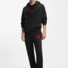 HUGO x RB Stretch-Baumwoll-Jogginghose mit Stier-Motiv