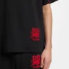 HUGO x RB T-Shirt aus Baumwollmischung mit kontrastierenden Paspeln