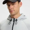Hybridjacke aus komfortablem Stretch-Strick