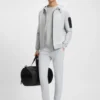 Hybridjacke aus komfortablem Stretch-Strick