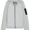 Hybridjacke aus komfortablem Stretch-Strick