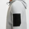 Hybridjacke aus komfortablem Stretch-Strick