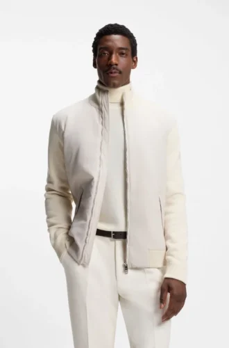 Hybridjacke mit Double-B-Monogramm