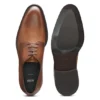 In Italien gefertigte Derby-Schuhe aus Leder