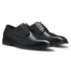 In Italien gefertigte Derby-Schuhe aus Leder mit Zehenkappe
