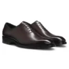 In Italien gefertigte Oxford-Schuhe aus poliertem Leder