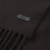 In Italien gefertigter Wollschal mit Logo-Applikation