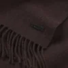 In Italien gefertigter Wollschal mit Logo-Applikation
