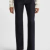 Indigo-farbene Slim-Fit-Jeans aus Stretch-Denim