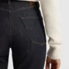 Indigo-farbene Slim-Fit-Jeans aus Stretch-Denim