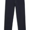 Indigo-Jeans in gerader Passform aus Stretch-Denim