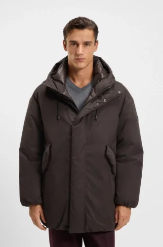 Jacke aus aufgerauter Mikrofaser mit wasserabweisender Ausrüstung