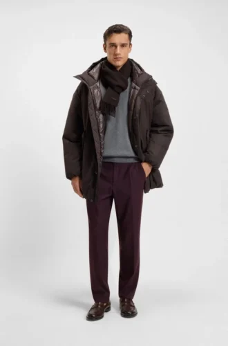Jacke aus aufgerauter Mikrofaser mit wasserabweisender Ausrüstung