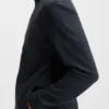 Jacke aus Baumwollfrottee mit Logo-Patch Jacke aus Baumwollfrottee mit Logo-Patch