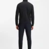 Jacke aus Baumwollfrottee mit Logo und Streifen