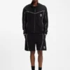 Jacke aus Baumwollmischung mit gesticktem Logo