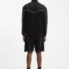 Jacke aus Baumwollmischung mit gesticktem Logo
