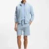 Jacke aus Baumwollmischung mit Waffelstruktur