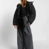 Jacke aus Crinkle-Stoff in regulärer Passform