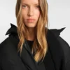 Jacke aus Crinkle-Stoff in regulärer Passform