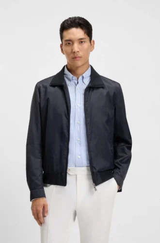 Jacke aus Monogramm-Jacquard mit wasserabweisender Ausrüstung