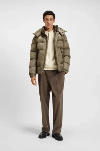 Jacke aus Monogramm-Jacquard mit wasserabweisender Ausrüstung