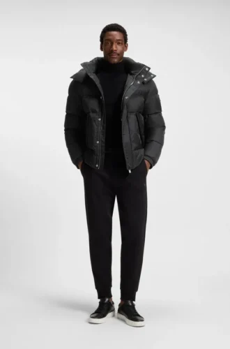 Jacke aus Monogramm-Jacquard mit wasserabweisender Ausrüstung