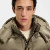 Jacke aus Monogramm-Jacquard mit wasserabweisender Ausrüstung