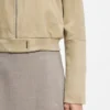 Jacke im Blouson-Stil aus weichem Wildleder