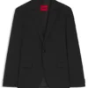 Jacke in extra schmaler Passform aus einer Wollmischung