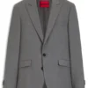 Jacke in Extra-Slim-Fit aus Dobby-Stoff aus Schurwolle