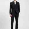 Jacke in Extra-Slim-Fit aus Schurwolle