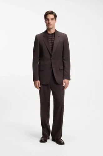 Jacke in lockerer Passform aus Twill