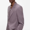 Jacke in lockerer Passform aus Twill