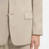 Jacke in lockerer Passform aus Twill