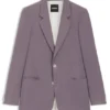 Jacke in lockerer Passform aus Twill