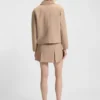 Jacke in lockerer Passform mit Knopfleiste