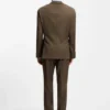 Jacke in Regular-Fit aus reiner und strukturierter Wolle