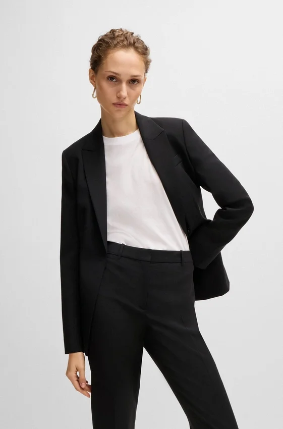 Jacke in Regular-Fit aus Schurwolle Jacke in Regular-Fit aus Schurwolle
