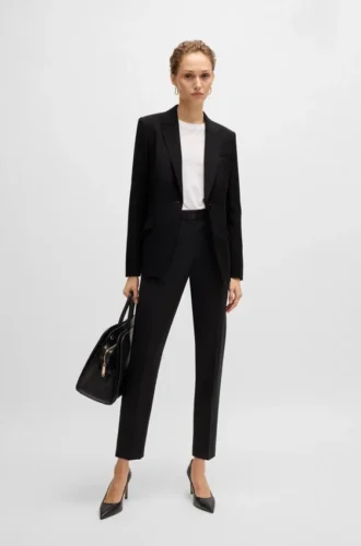 Jacke in Regular-Fit aus Schurwolle