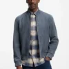 Jacke in Regular-Fit aus Wildleder