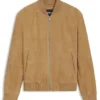 Jacke in Regular-Fit aus Wildleder